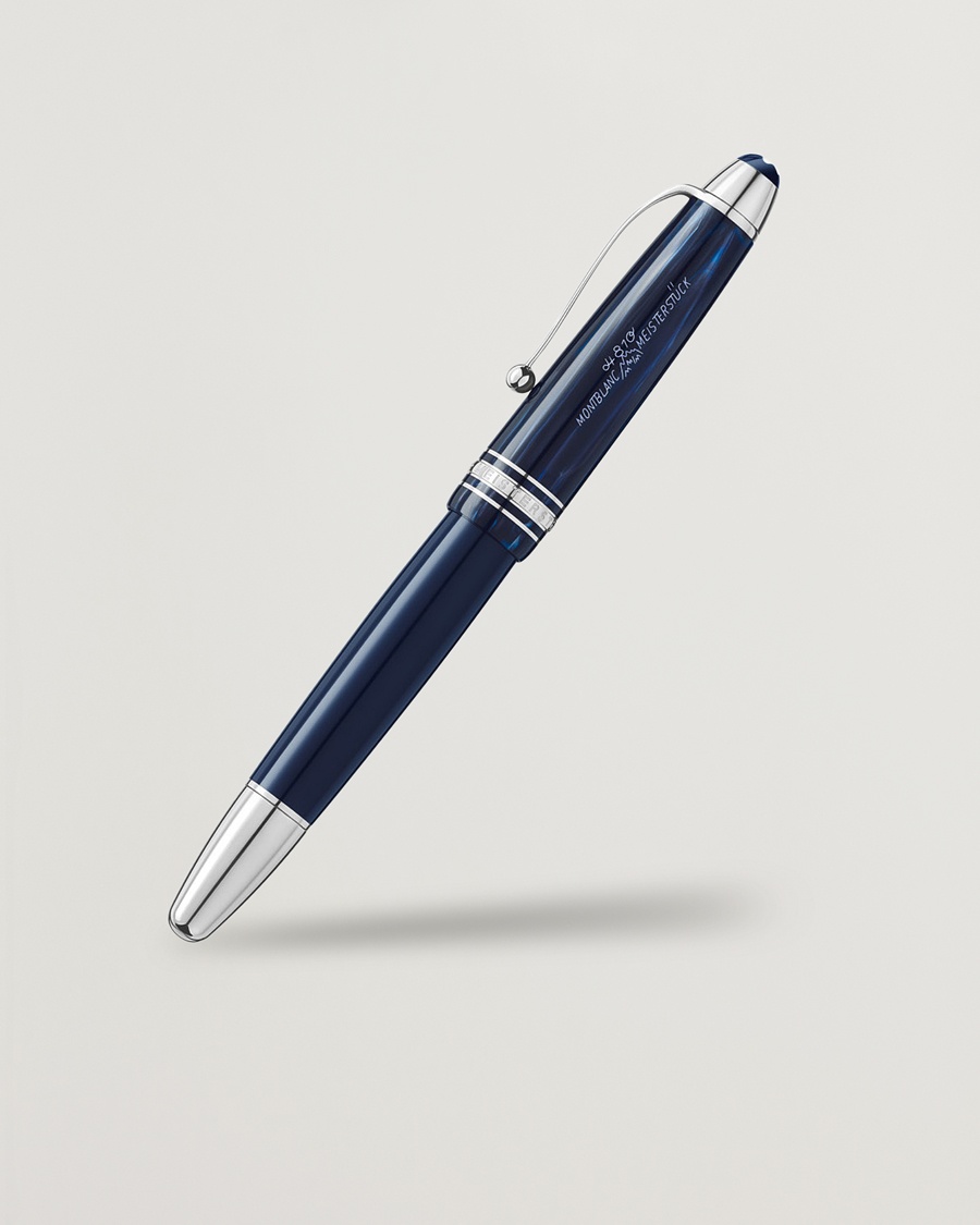 Montblanc Meisterstück Precious Resin FP LeGrand F Blue – Blå