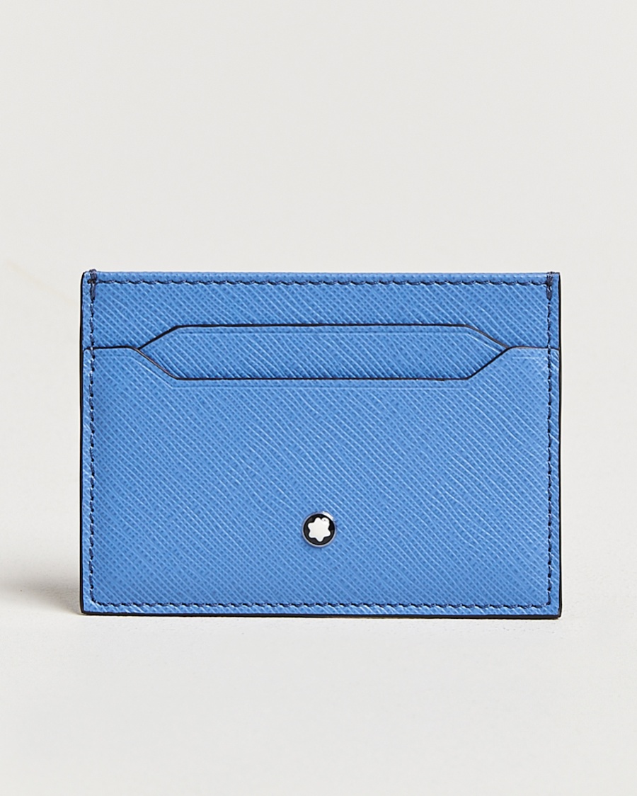 Montblanc Sartorial card holder 5cc Dusty Blue – Blå