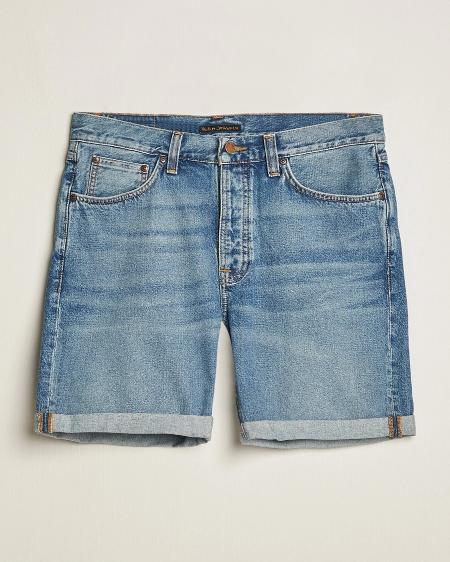 Herre | Shorts | Nudie Jeans | Josh Denim Shorts Blue Haze