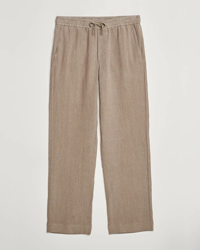  Tamiat Drawstring Linen Trousers Clay