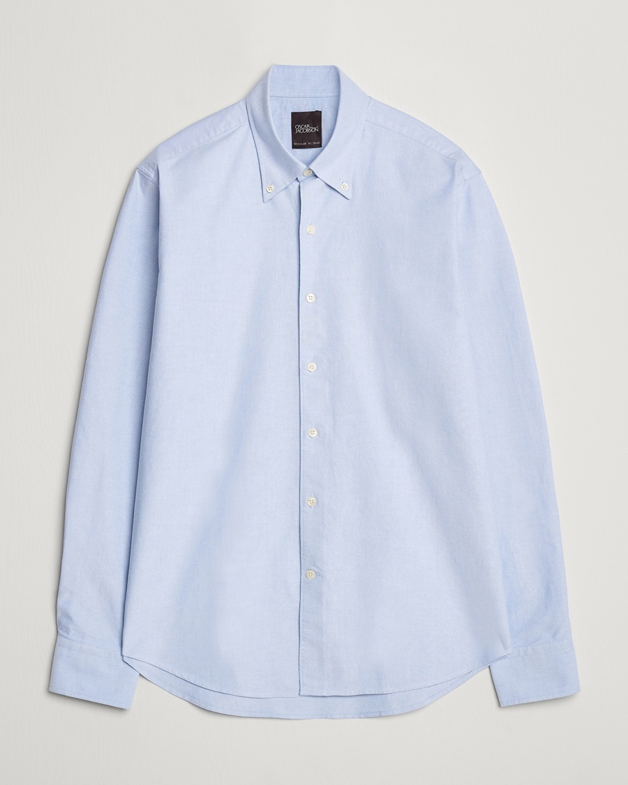 Herre | Skjorter | Oscar Jacobson | Reg Fit BD Casual Oxford Light Blue