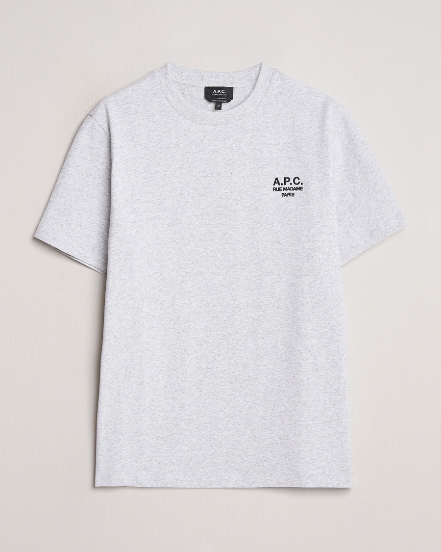 Herre | | A.P.C. | Rue Madame T-Shirt Heather Grey