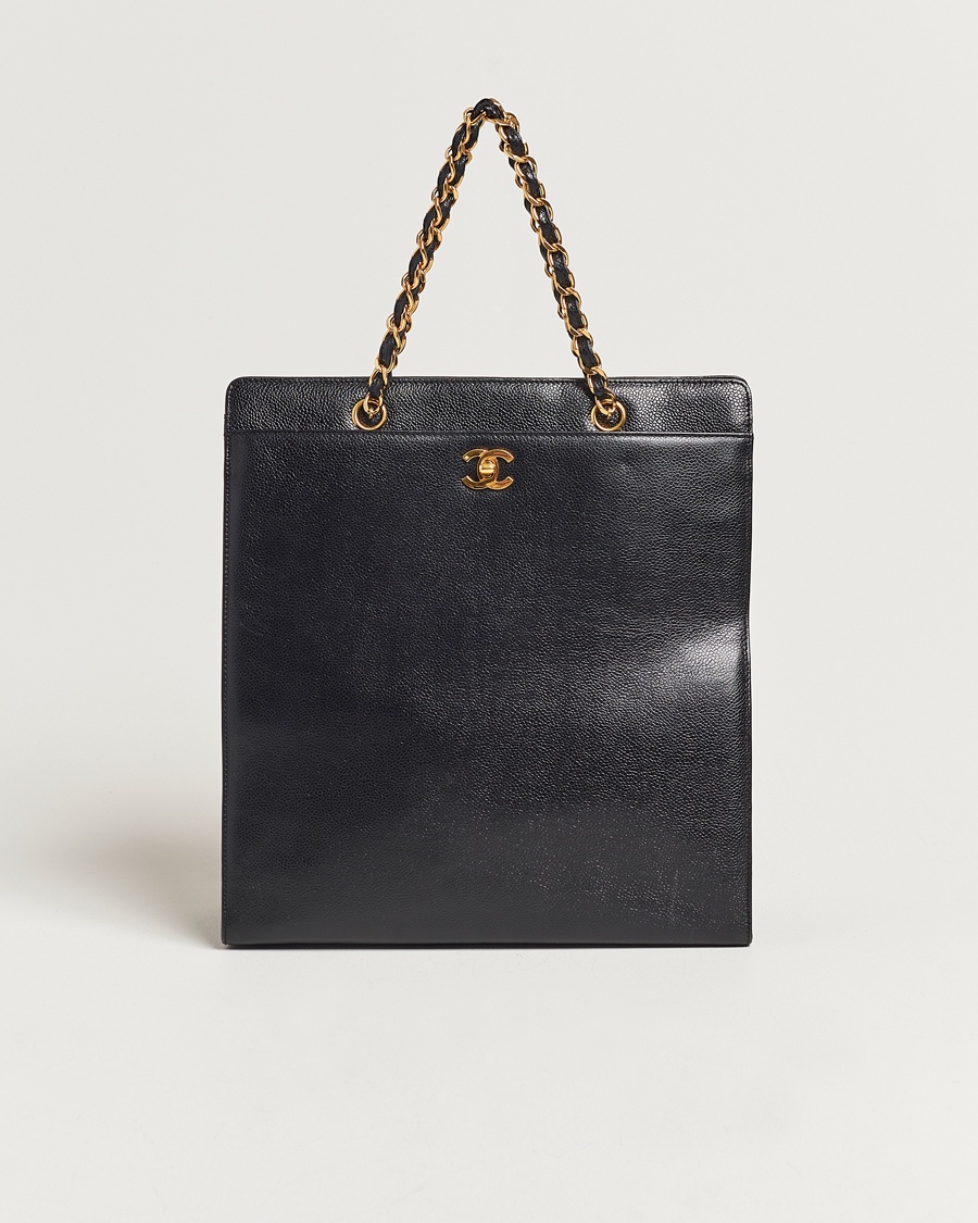 Herre | | Chanel Pre-Owned | Chain Tote Bag Black