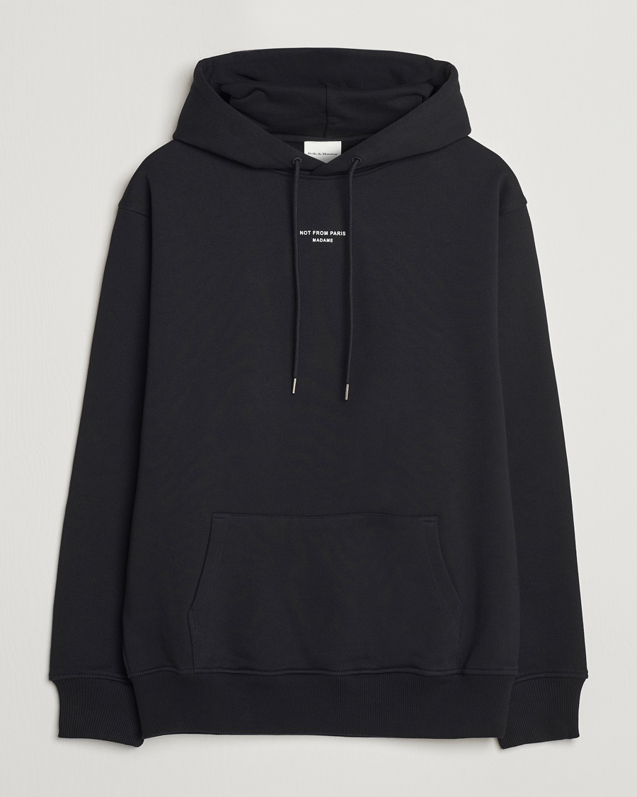 Herre | Business & Beyond | Drôle de Monsieur | Classic Slogan Hoodie Black