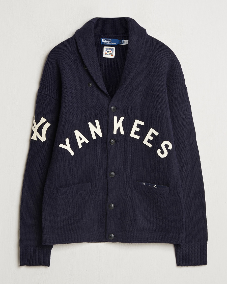 Herre | Cardigans | Polo Ralph Lauren | MLB Yankees Cardigan Aviator Navy Combo