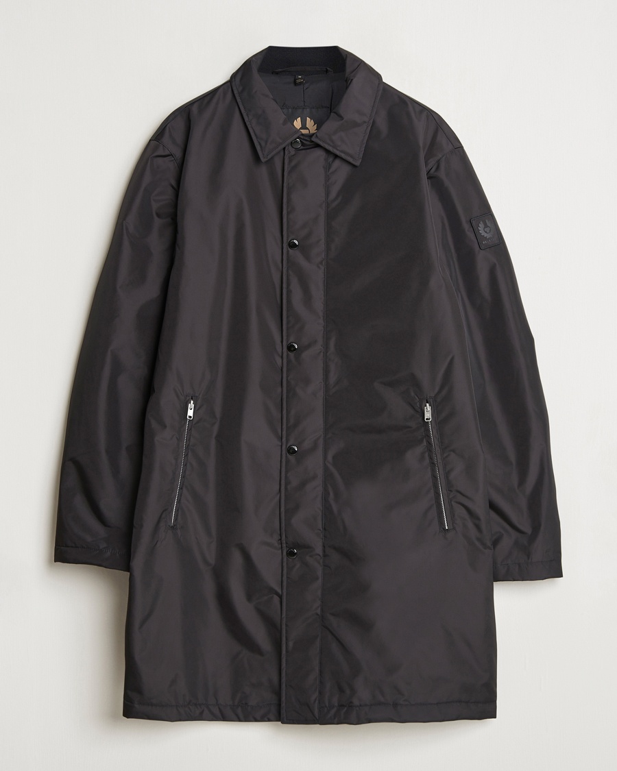 Herre | Salg | Belstaff | Drill Padded Nylon Coat Black
