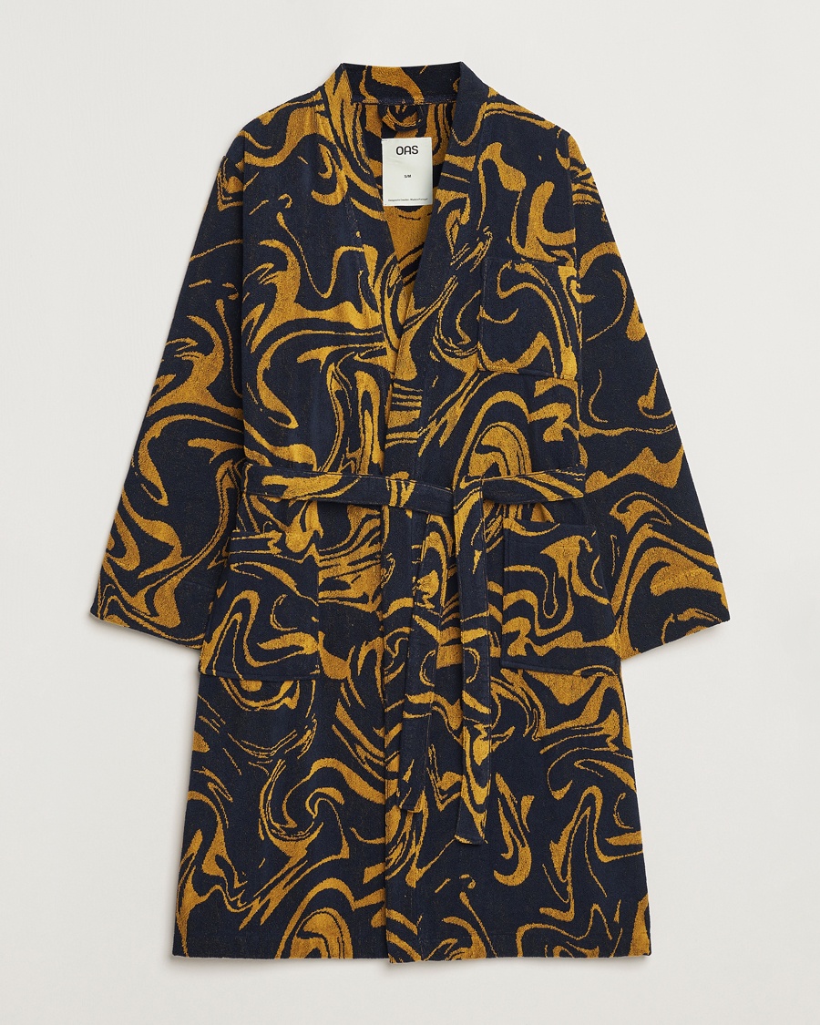 OAS Marble Robe Black/Yellow – Gul