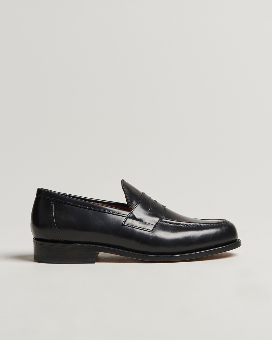 Herre | Dress | Sanders | Aldwych Calf Penny Loafer Black