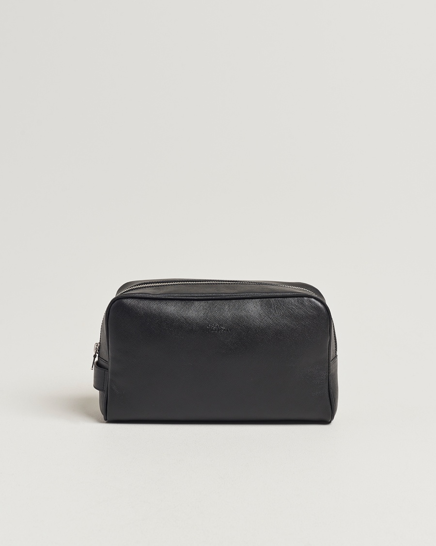 Herre | Toalettmapper | Oscar Jacobson | Grooming Leather Case Black