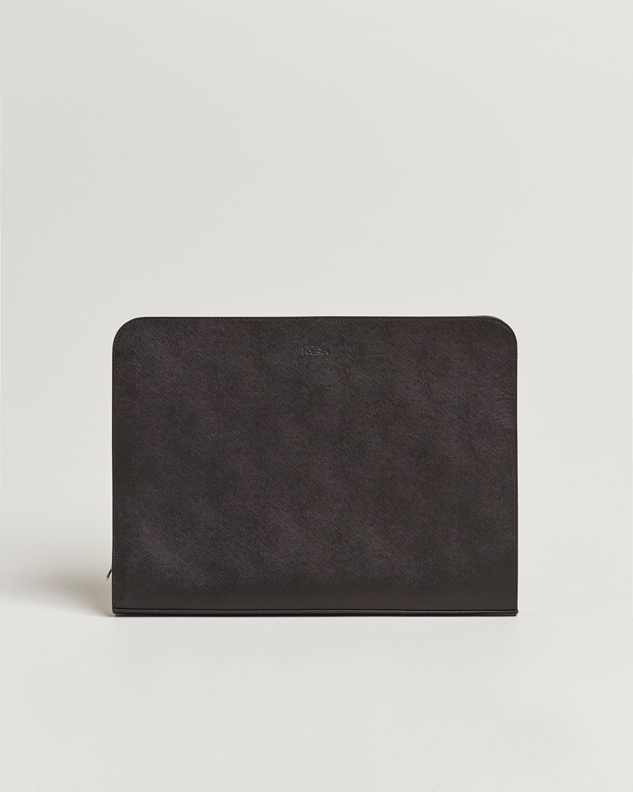 Herre | Dokumentvesker | Oscar Jacobson | Laptop Leather Holder Forastero Brown