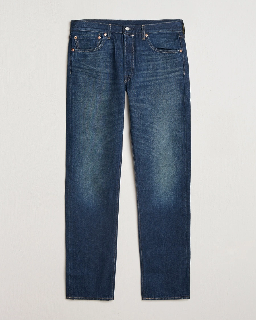Levi's 501 Original Jeans On The Borderline – Blå