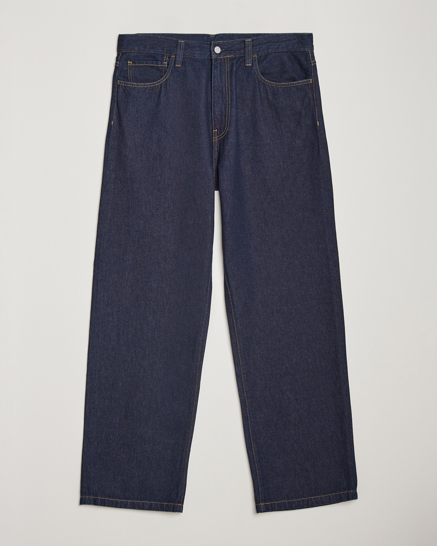 Carhartt WIP Landon Pant Robertson Denim Blue Rinsed – Blå