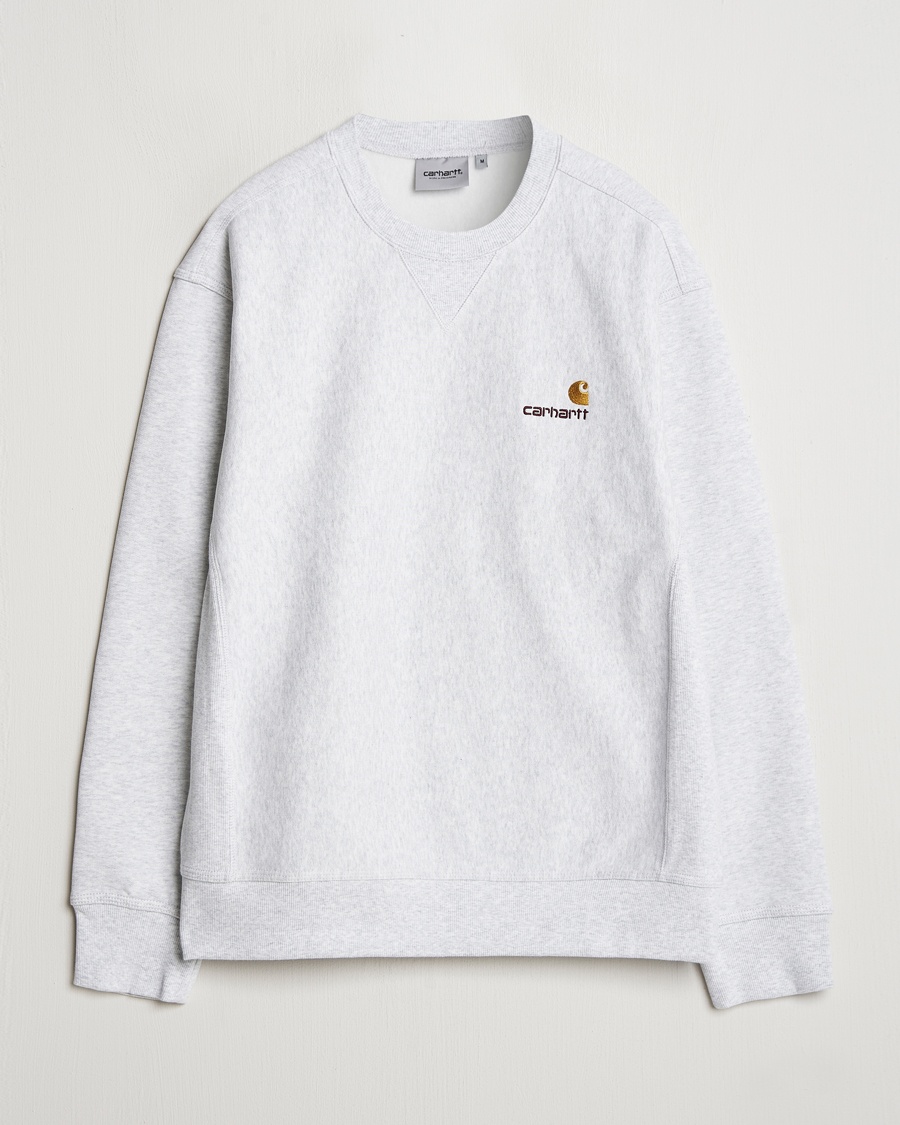 Carhartt WIP American Script Sweatshirt Ash Heather – Grå