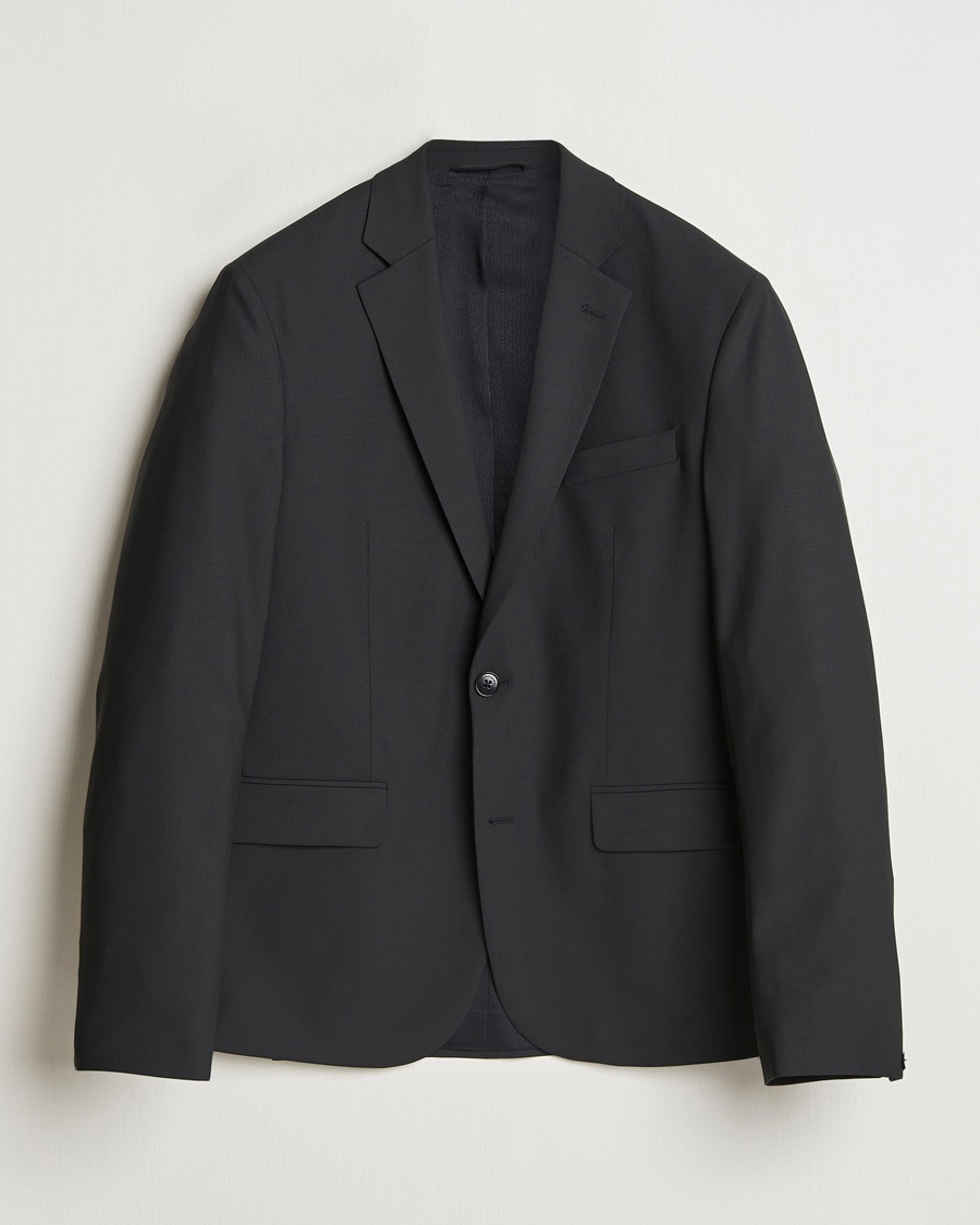 Herre | Carl's Archive 80% | J.Lindeberg | Elton Unlined Bi Stretch Travel Blazer Black