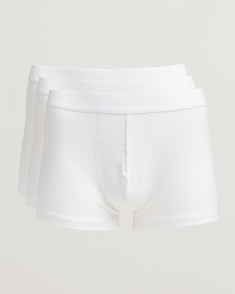 Herre | Trunks | Bread & Boxers | 3-Pack Trunk White