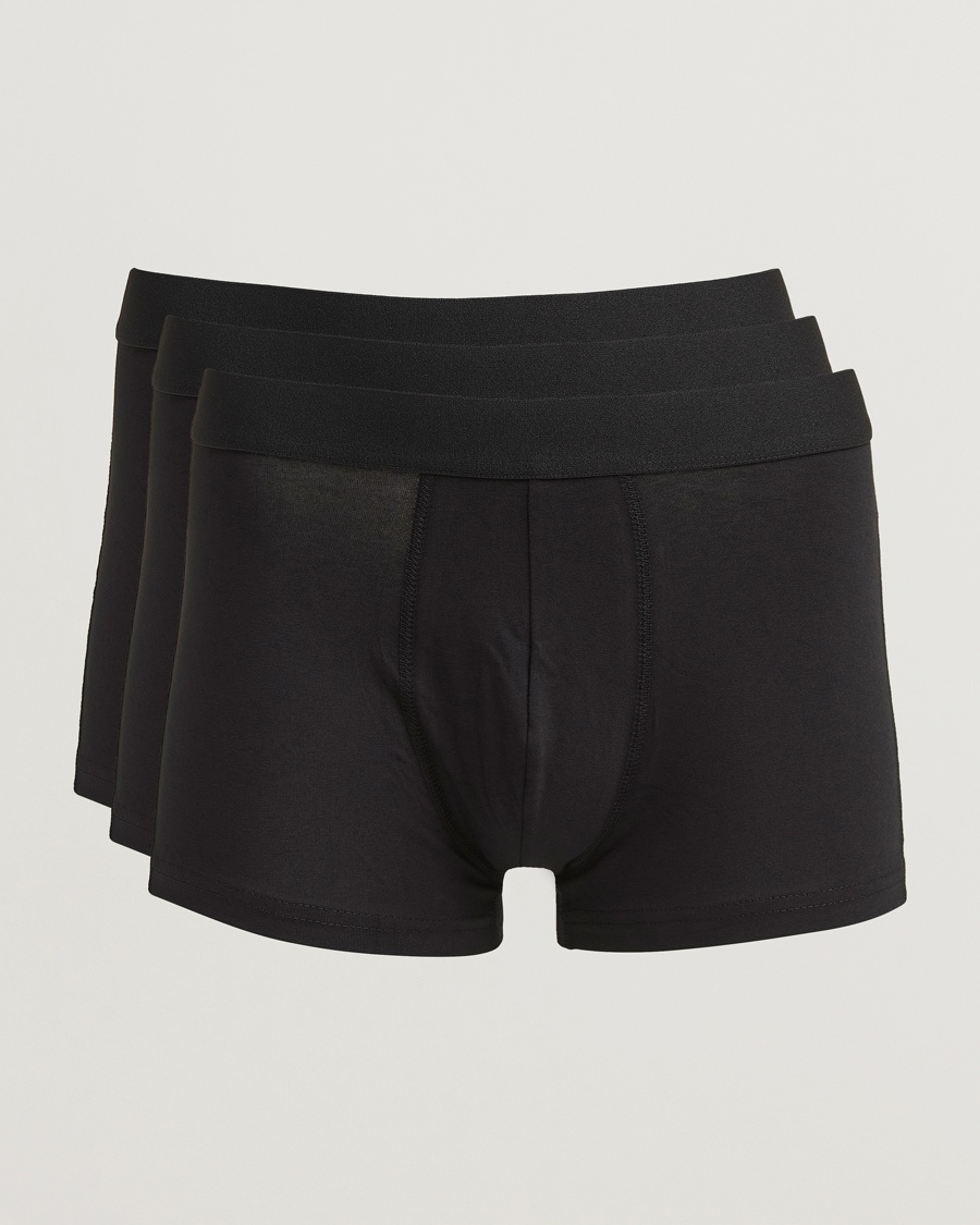 Herre | Trunks | Bread & Boxers | 3-Pack Trunk Black