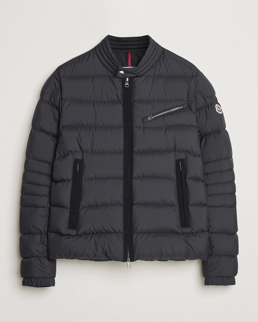 Herre | Luxury Classics | Moncler | Souillet Biker Jacket Black