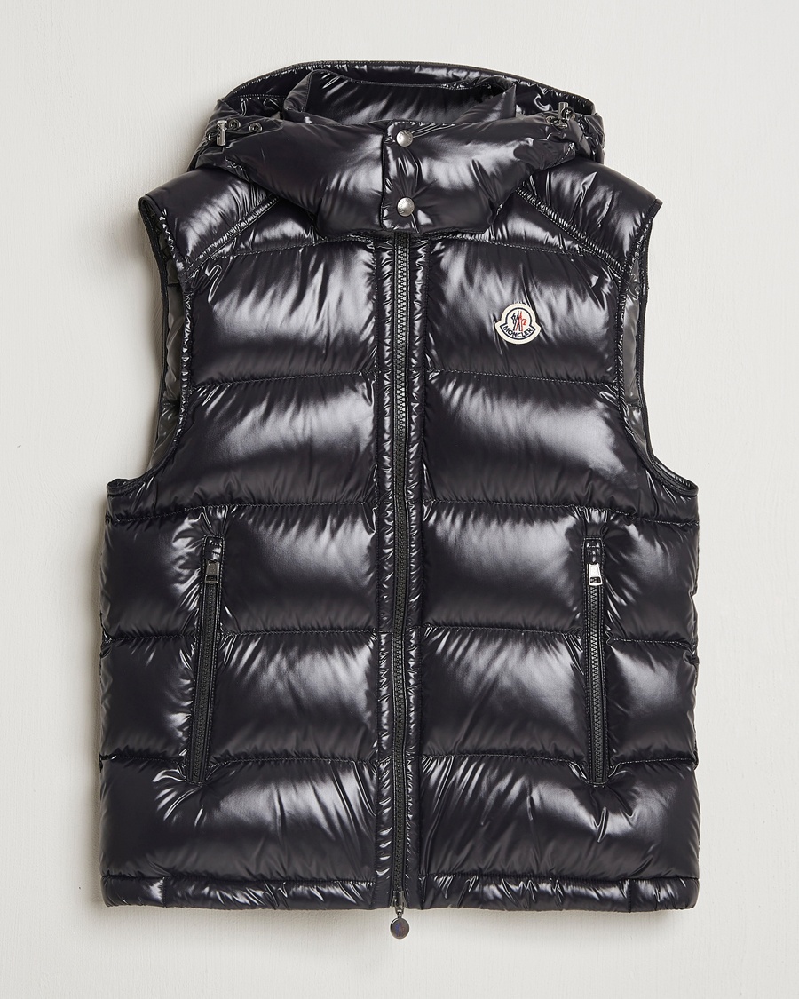 Moncler Bormes Down Vest Black – Svart