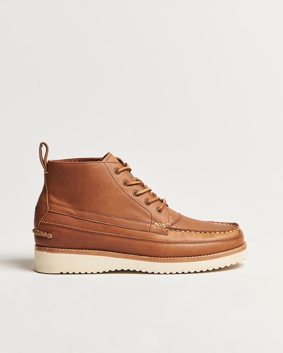 Polo Ralph Lauren Ranger Leather Boots Polo Tan – Brun