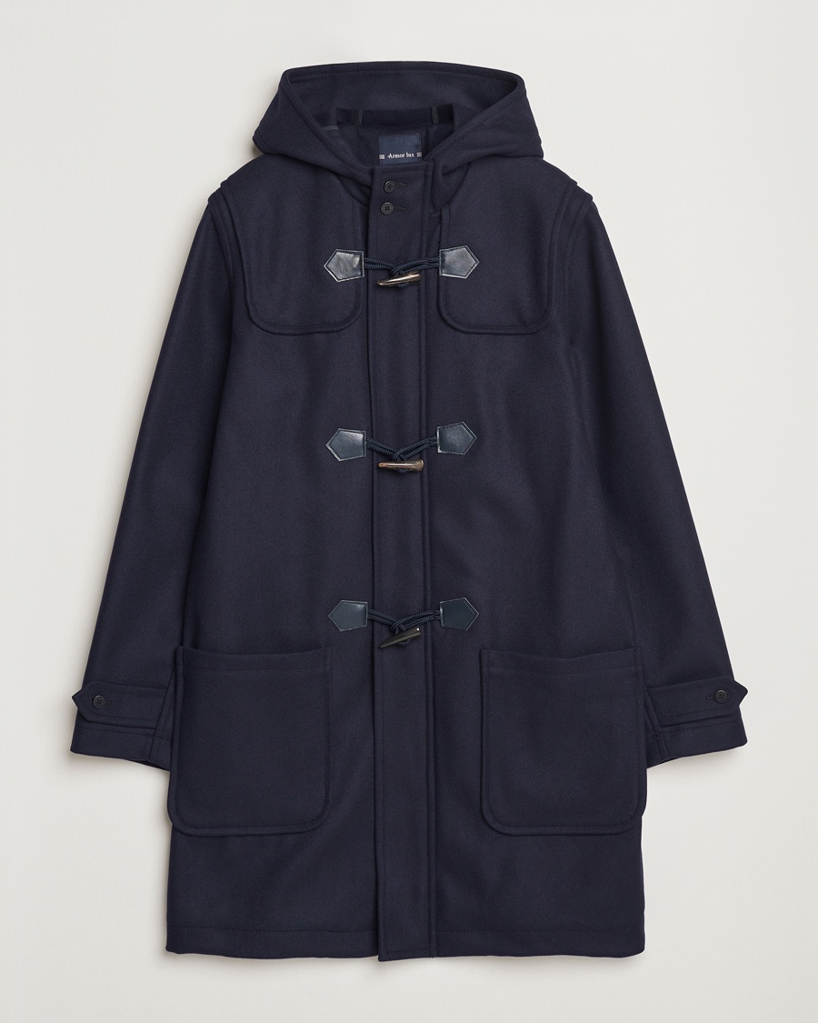 Herre | Moderne jakker | Armor-lux | Quimper Duffle Coat Navy