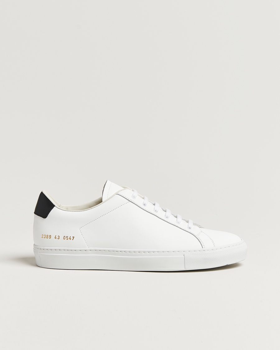 Herre | | Common Projects | Retro Classic Leather Sneaker White/Black