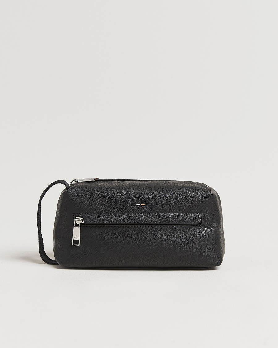 BOSS BLACK Ray Washbag Black – Svart