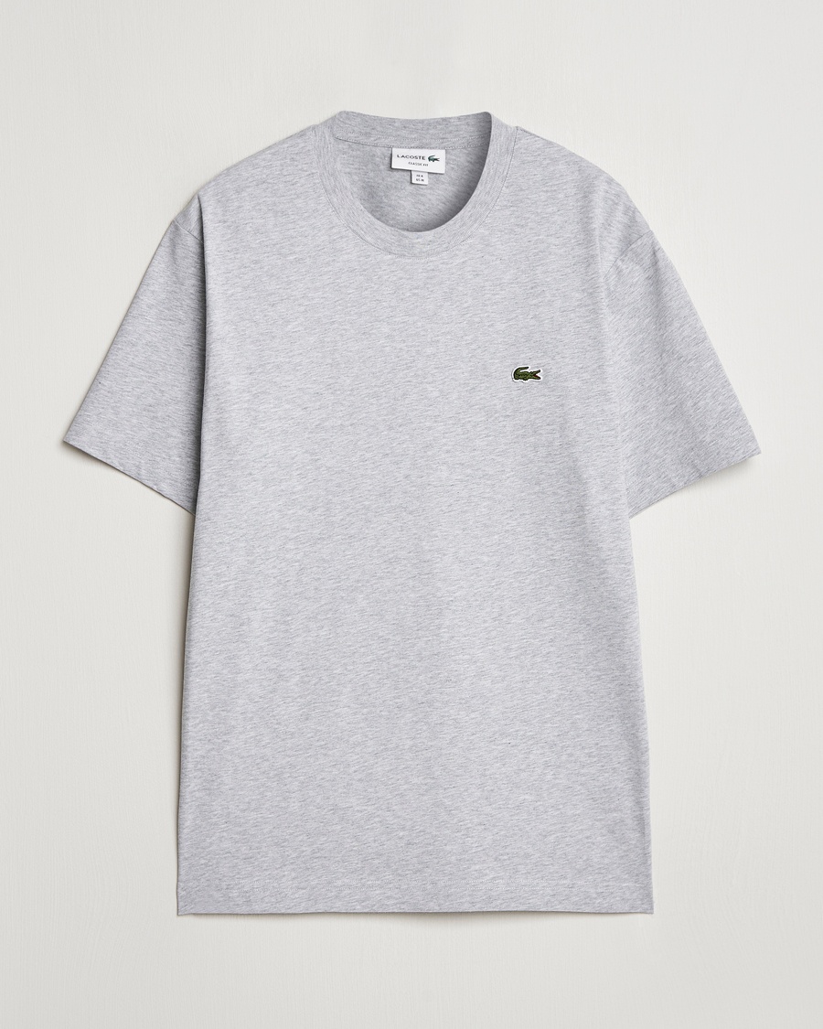 Herre | | Lacoste | Crew Neck T-Shirt Silver Chine