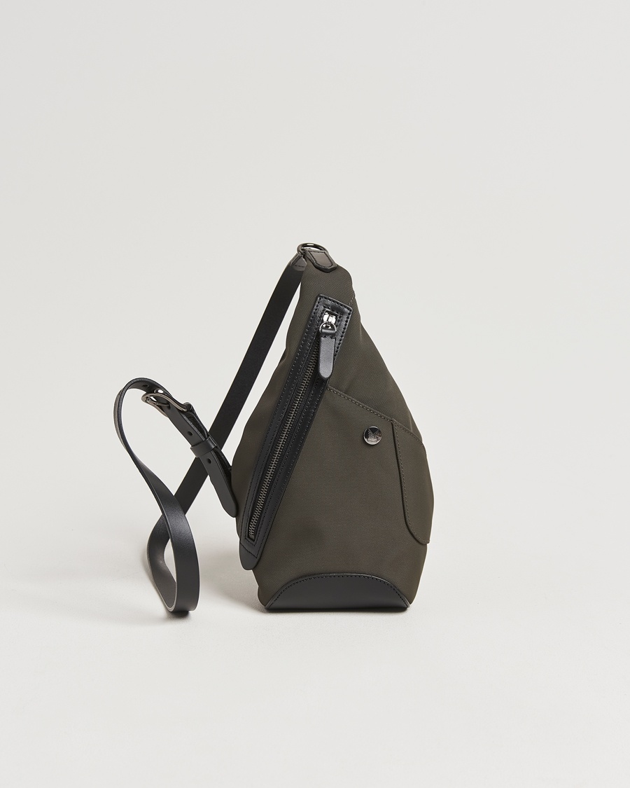 Herre | Skuldervesker | Mismo | M/S Drop Crossbody Bag Shelter Green/Black