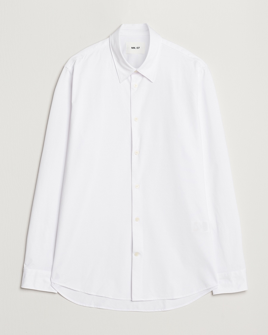 Herre | Business & Beyond - Casual | NN07 | Elian Mercerized Cotton Shirt White