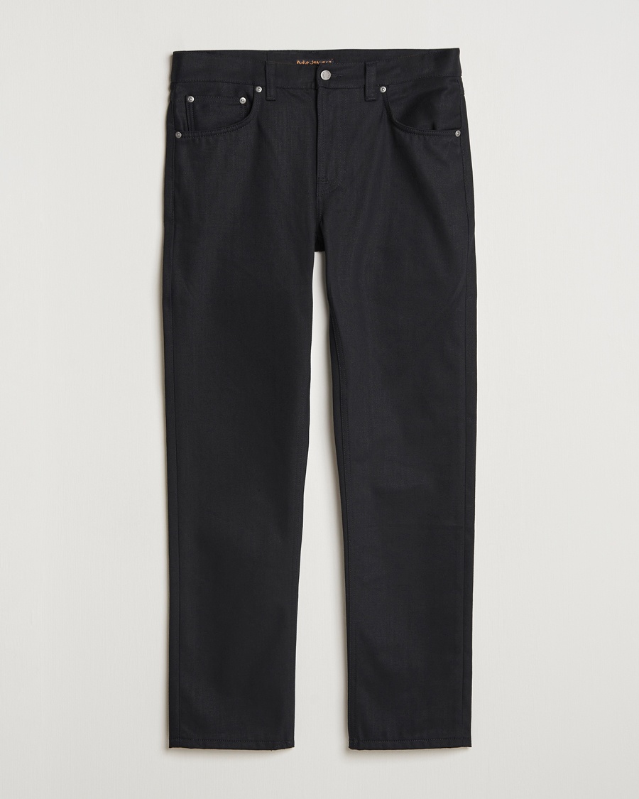 Nudie Jeans Gritty Jackson Jeans Dry Ever Black – Svart