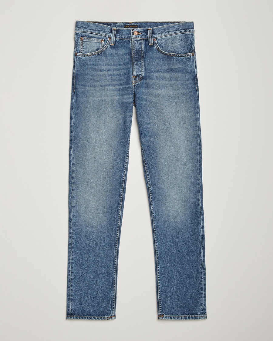 Herre | | Nudie Jeans | Steady Eddie II Jeans Blue Haze