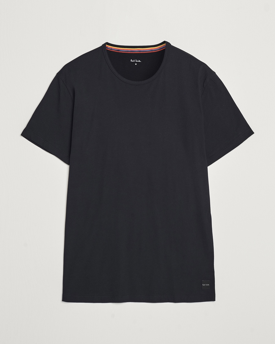 Paul Smith Artist Rib Crew Neck T-Shirt Black – Svart