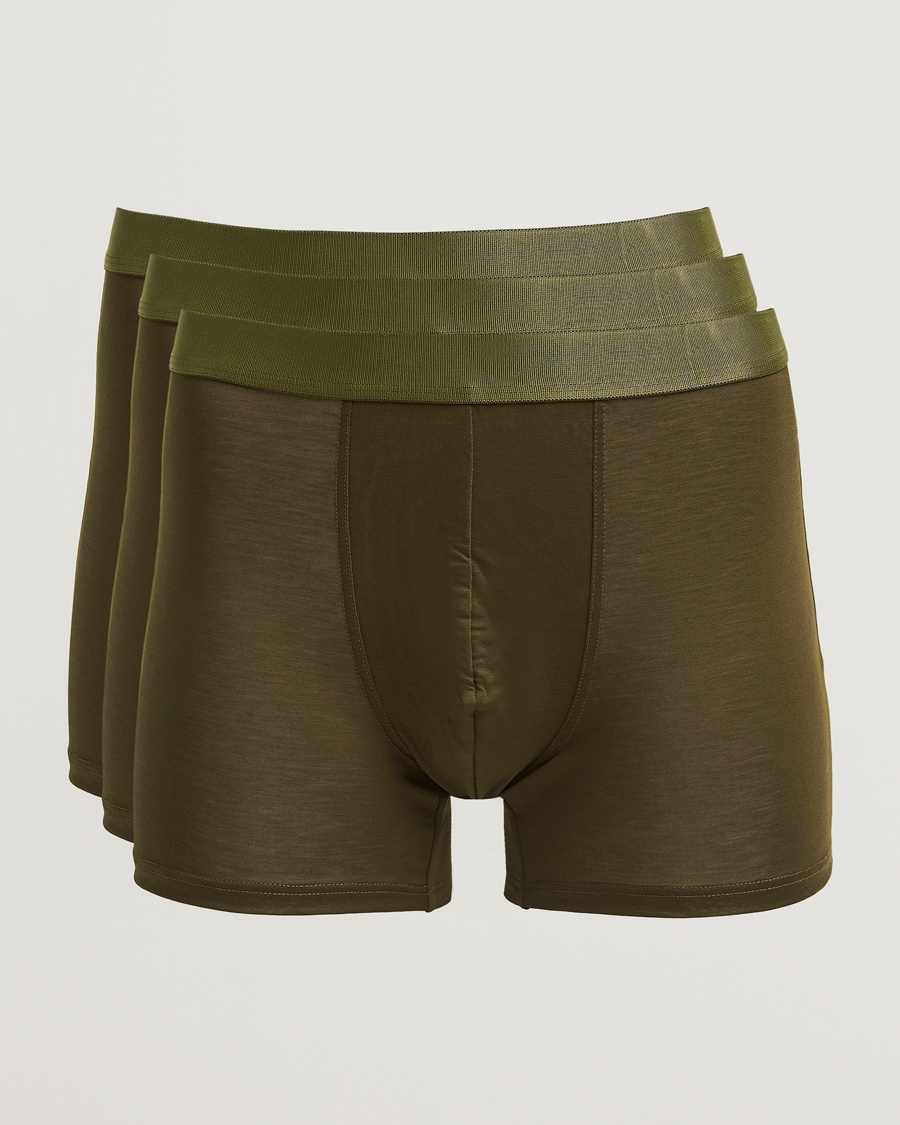 CDLP 3-Pack Boxer Briefs Olive Green – Grønn