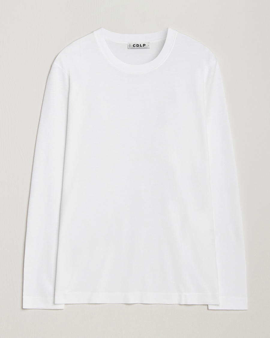 CDLP Midweight Long Sleeve T-Shirt White – Hvit