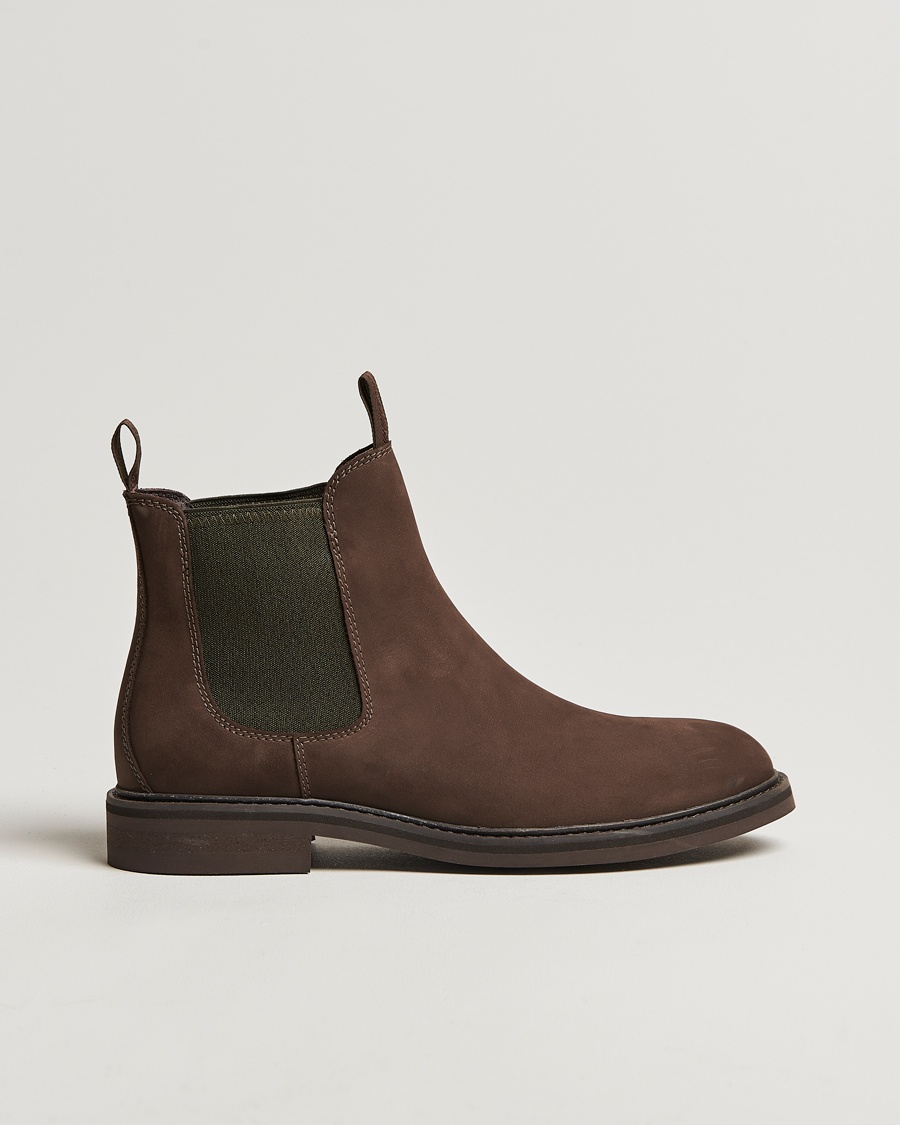 Loake Shoemakers Ducksworth Waterproof Chelsea Boot Brown Nubuck – Brun