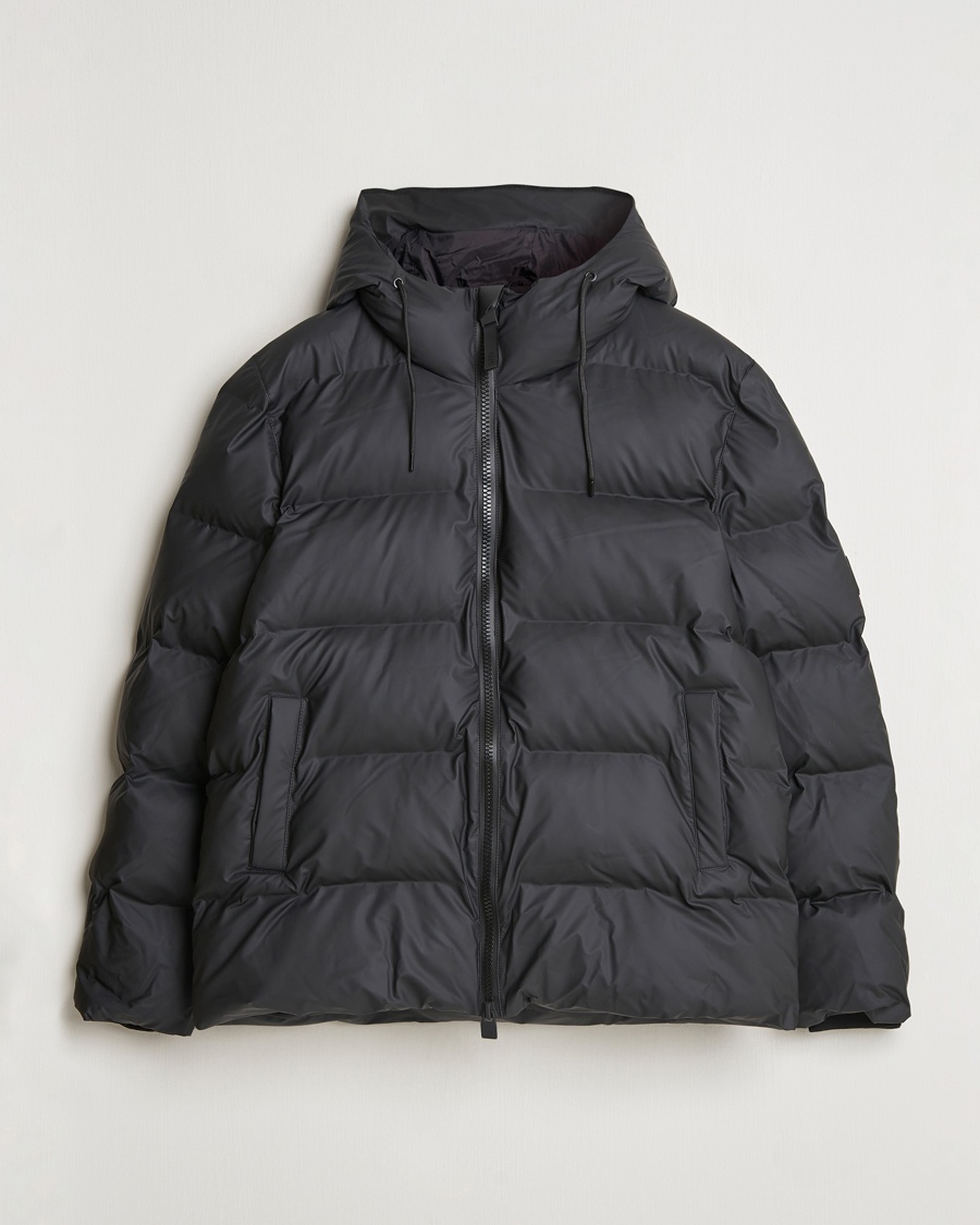 RAINS Alta Puffer Jacket Black – Svart