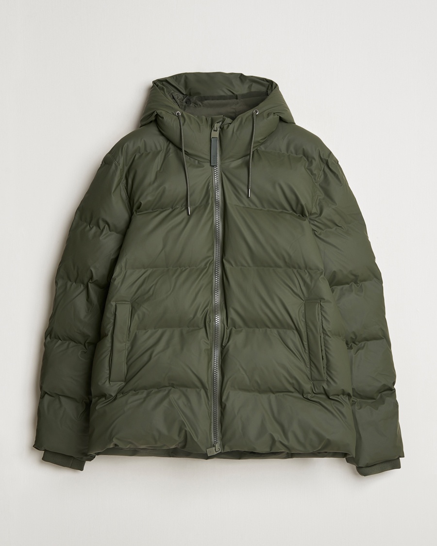 RAINS Alta Puffer Jacket Green – Grønn