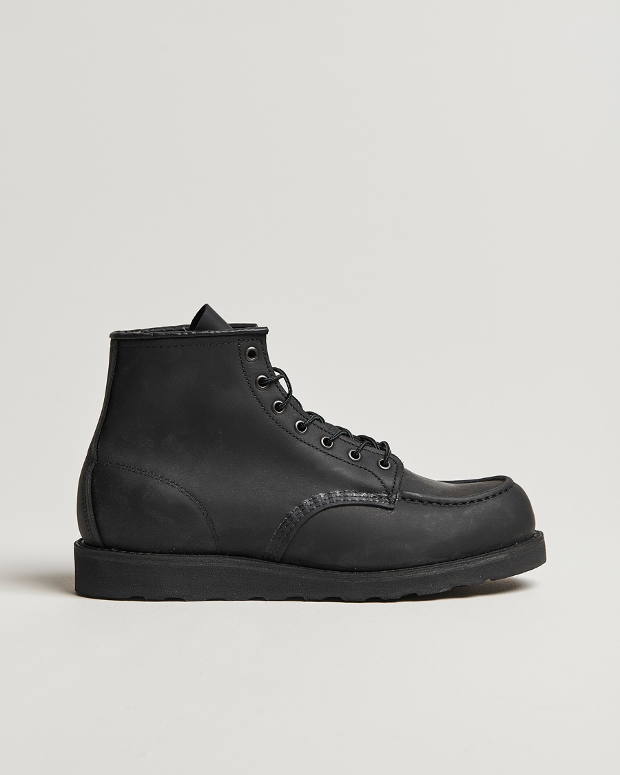 Red Wing Shoes Moc Toe Boot Black Harness – Svart