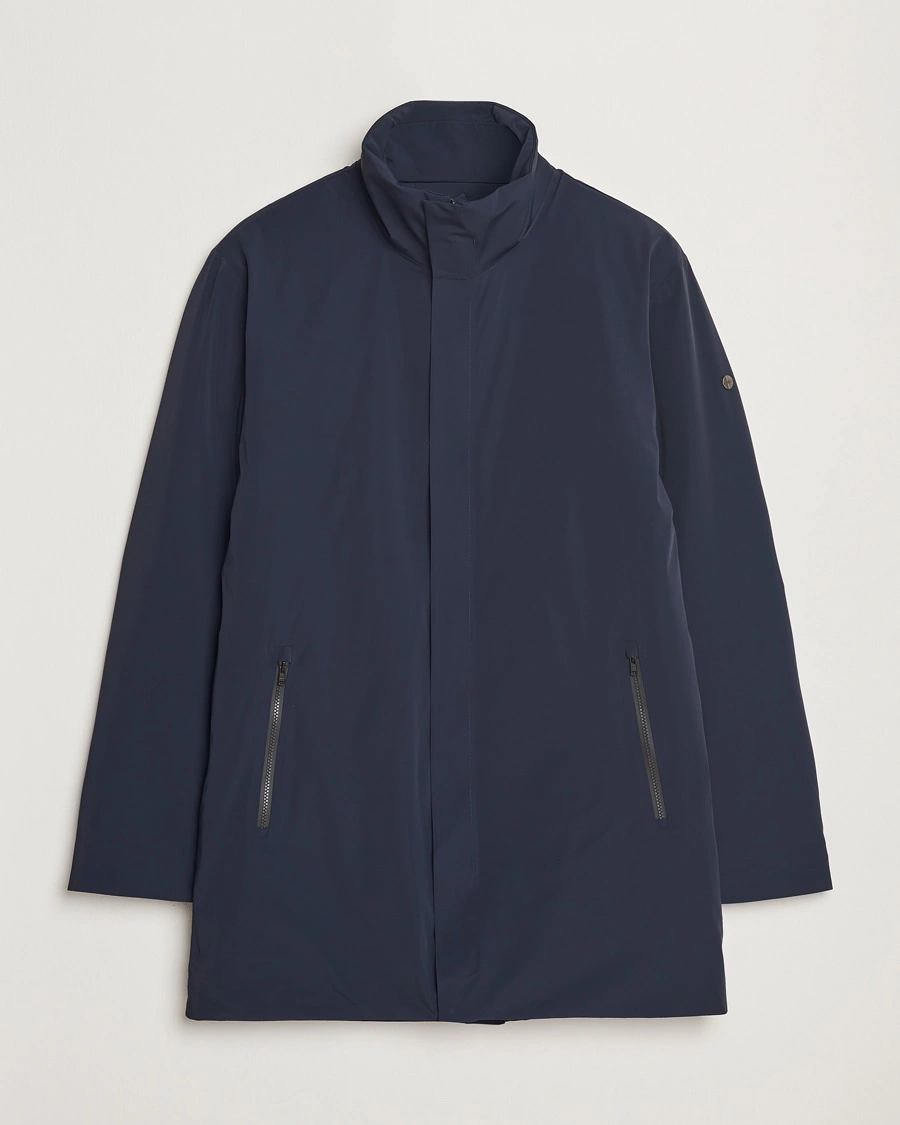 Herre | | Scandinavian Edition | Town II Waterproof Lightweight Coat Midnight Blue