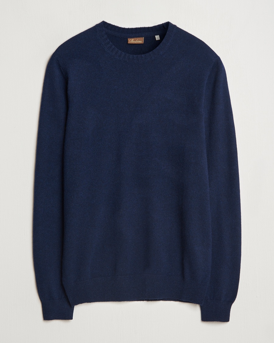 Stenströms Cashmere Crewneck Navy – Blå