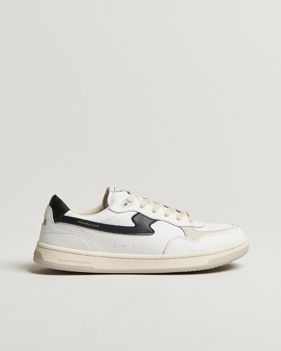 Herre | | Stepney Workers Club | Pro Cup 01 S-Strike Leather Sneaker White/Black