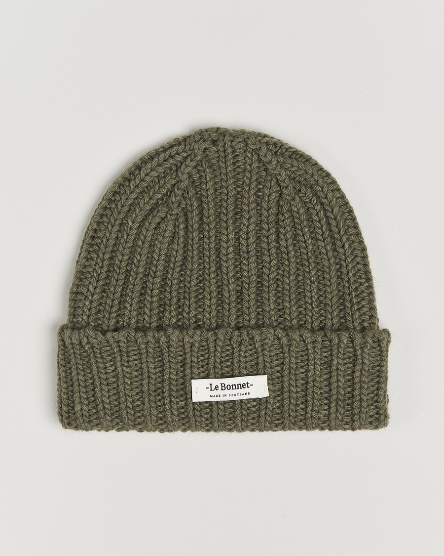 Le Bonnet Le Grand Logo Croco – Grønn