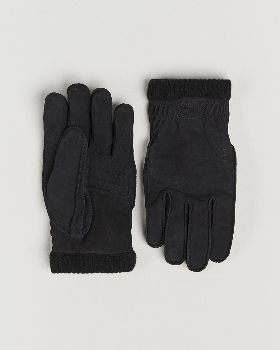 Hestra Joar Primaloft Lined Nubuck Glove Black – Svart