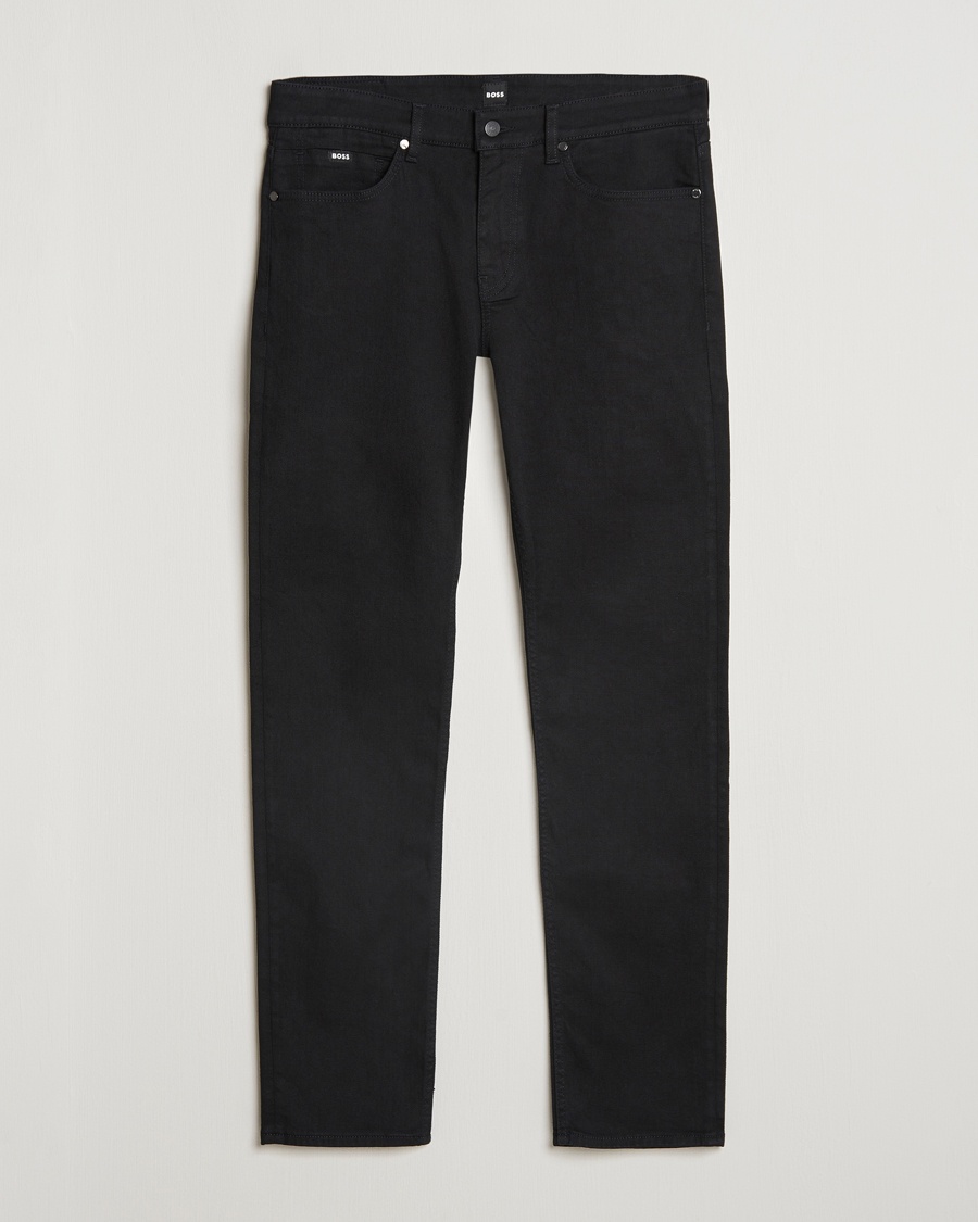 BOSS BLACK Delaware Jeans Black – Svart