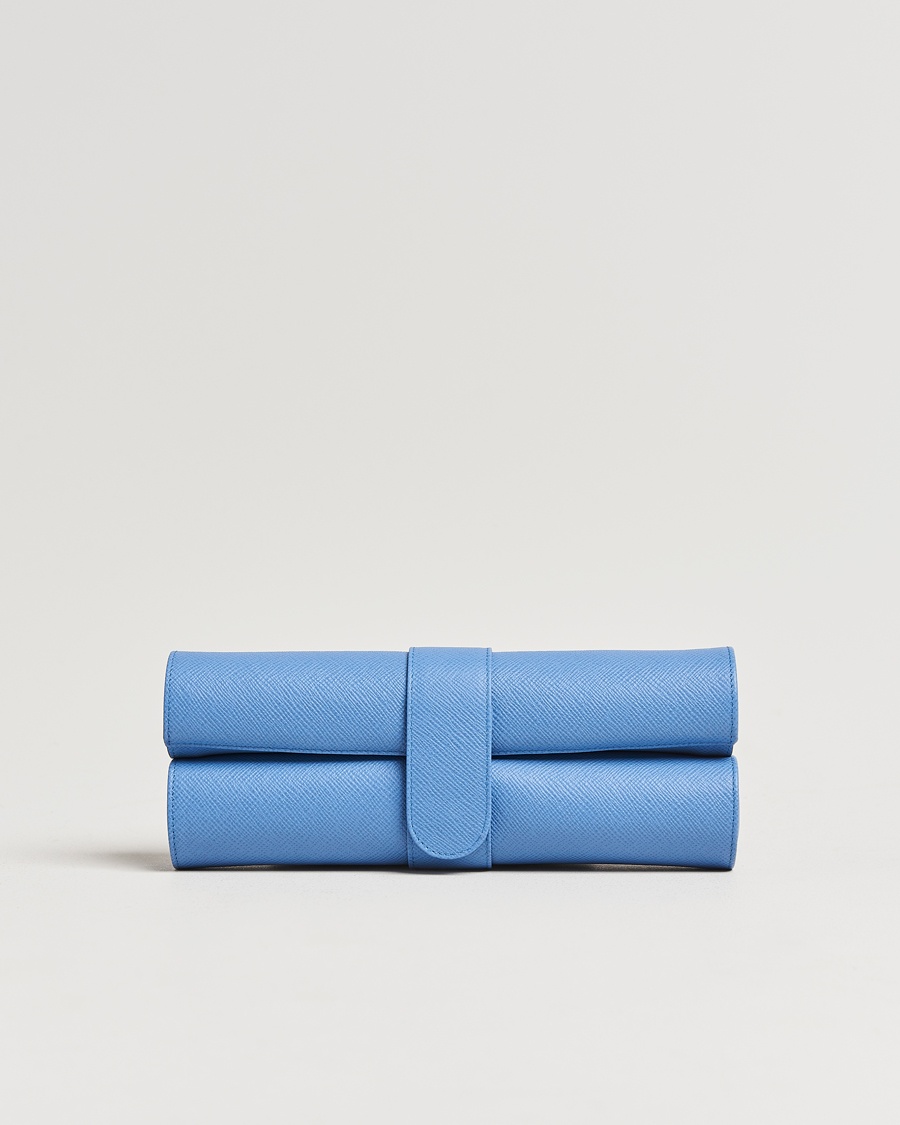 Herre | Spill og fritid | Smythson | Panama Chess Roll Nile Blue