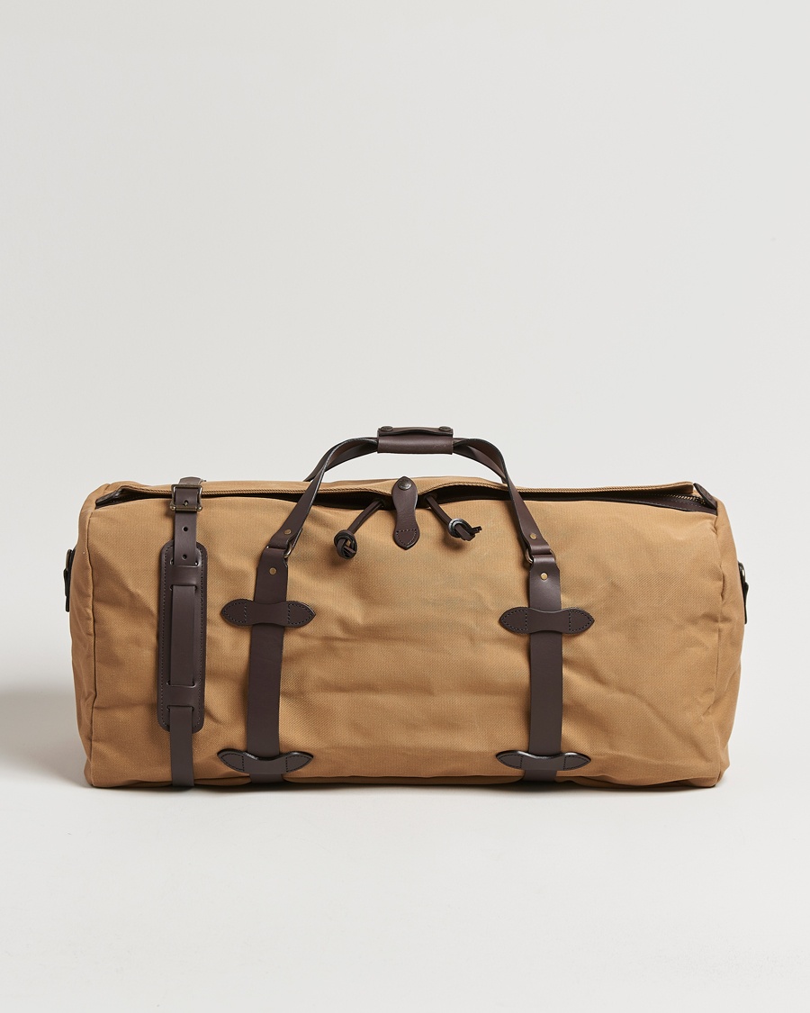 Herre | Assesoarer | Filson | Rugged Twill Duffle Large Tan