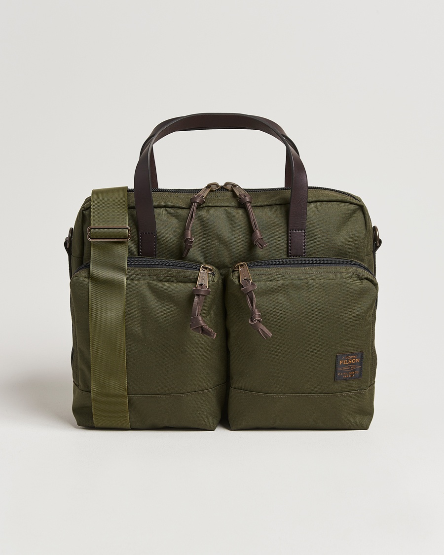 Herre | Dokumentvesker | Filson | Dryden Cordura Nylon Briefcase Otter Green