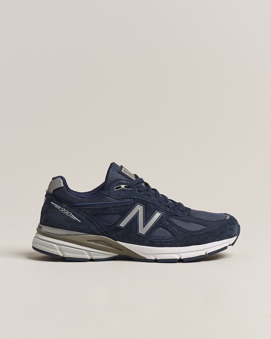 New Balance Made in USA 990v4 Sneakers Navy – Blå