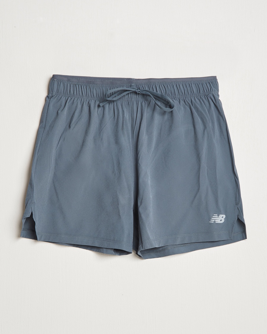 Herre | New Balance Running | New Balance Running | 5 Inch Run shorts Graphite