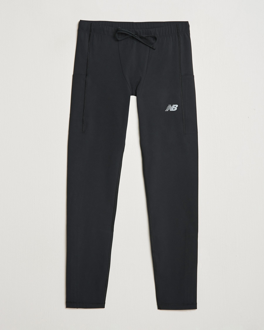 Herre | Bukser | New Balance Running | Sleek Pocket Tights Black